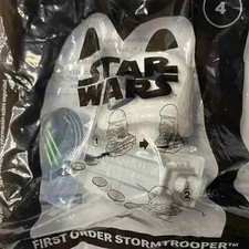 New McDonald  s 2021 Star Wars 4 First Order Stormtrooper Happy Meal Toy