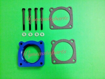 Vortex Flow Throttle Body Spacer Fit 02-06 Nissan Altima Sentra SE-R SPEC V BLUE