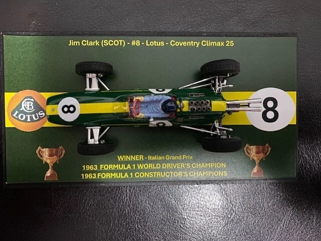 Jim Clark Diecast Racing Cars Lotus 1963 Vehicle Year for sale | eBay