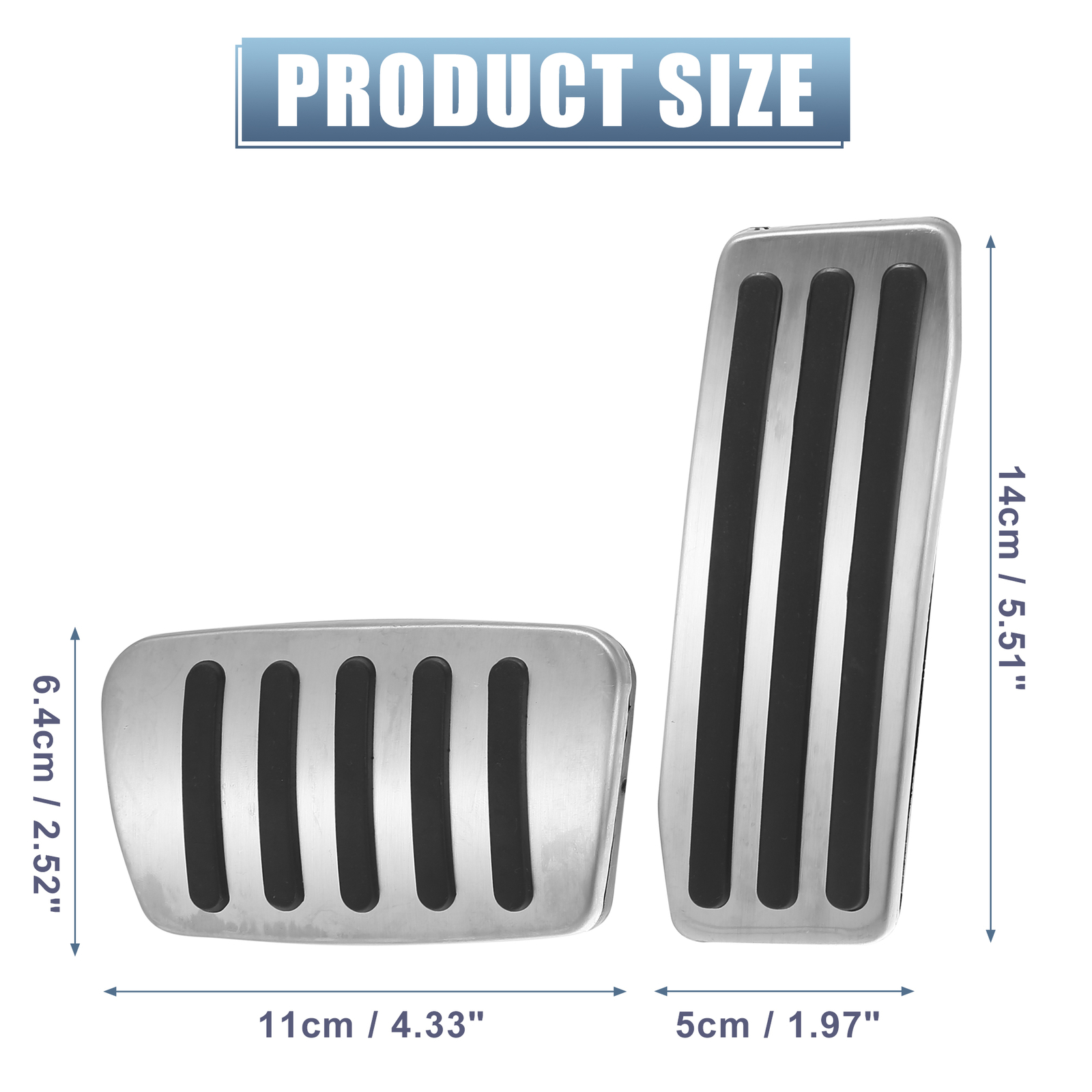 Pack of 1 For Cadillac SRX 20102016 Brake and Gas Accelerator Pedal Covers eBay