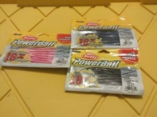 3 Packs Of 15 BERKLEY POWERBAIT Bottom Hopper 4-3/4" 3 Different Colors.