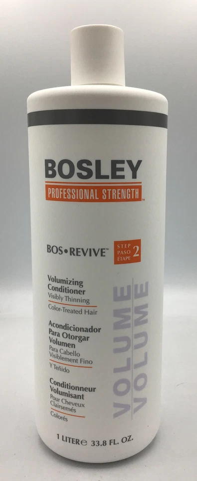 Lote de 6 condicionadores Bosley MD Pro Bos-REVIVE para cabelos coloridos 33,8 oz Ech - Imagem 2 de 3