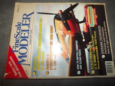 T.0 Revue FineScale Modeler February 1988 M110 / Me 163 / M1A1 Abrams