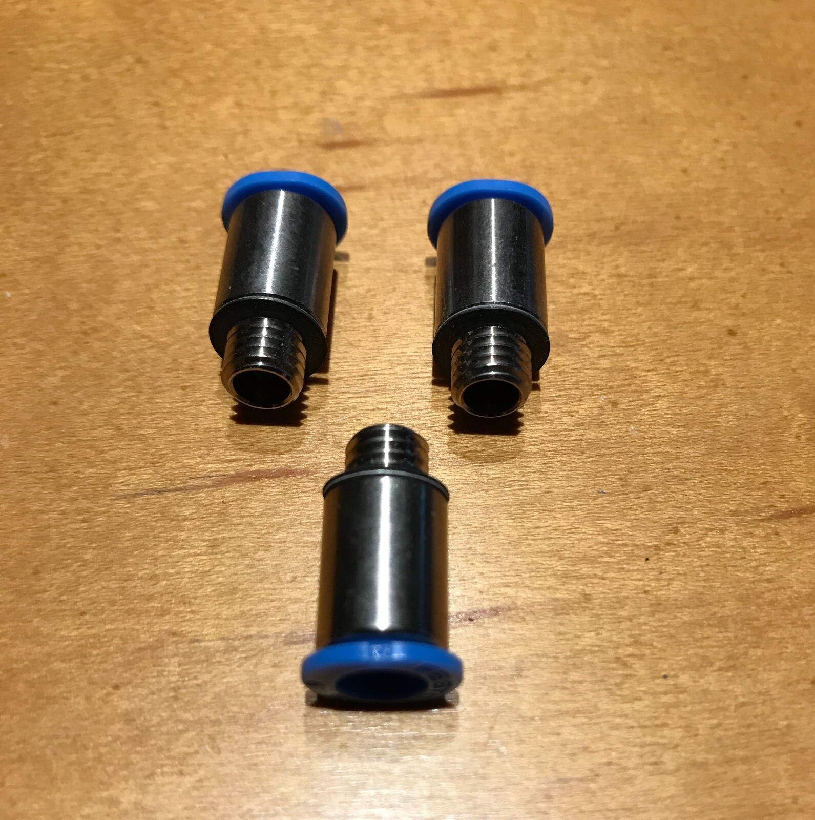 Festo 6mm Tube Push To Connect M7 Male Stainless Steel Fitting Lot Of 3
