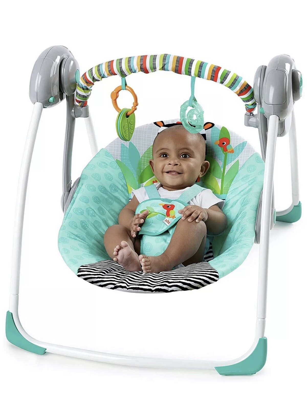 graco baby swing zebra