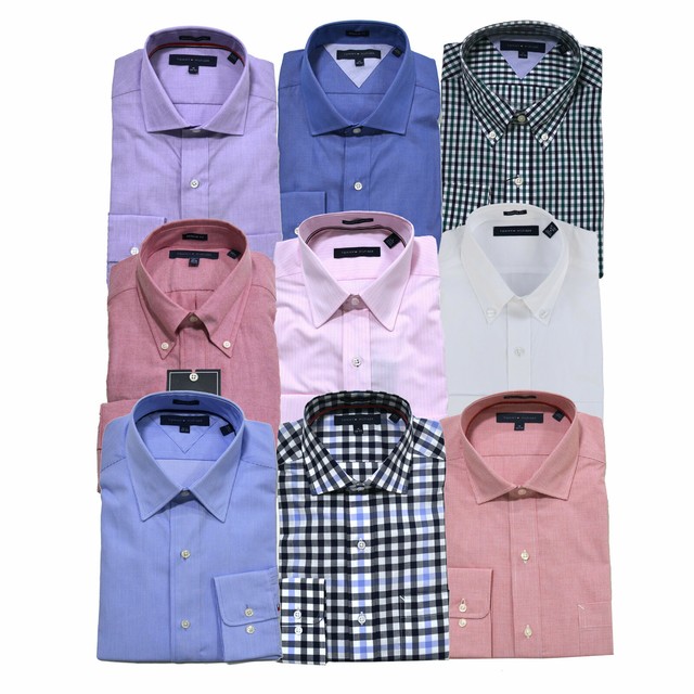 tommy hilfiger athletic fit dress shirt