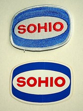 Rare SOHIO Standard Oil of Ohio (BP) Cloth Patch & Sticker Set New NOS 1970s