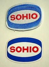 Rare SOHIO Standard Oil of Ohio (BP) Cloth Patch & Sticker Set New NOS 1970s