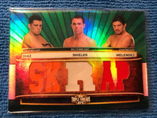 2012 Nate Diaz Gilbert Melendez Jake Shields Topps UFC Knockout Relic 14/18