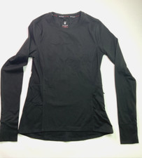 Spyder Ladies Long-Sleeve Lightweight Base Layer Shirt Thumbhole Slits, Size: S