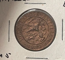 1959 Netherlands Antilles 2 1/2 Cents L2
