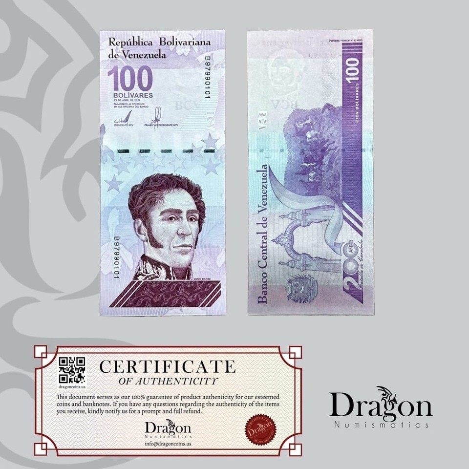 Venezuela 10 Notes Of 20 Million Bolivar Soberano Banknotes - Foto 9