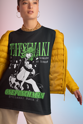 Tatsumaki T-shirt One punch Man Anime Manga Villain Kawaii Funny