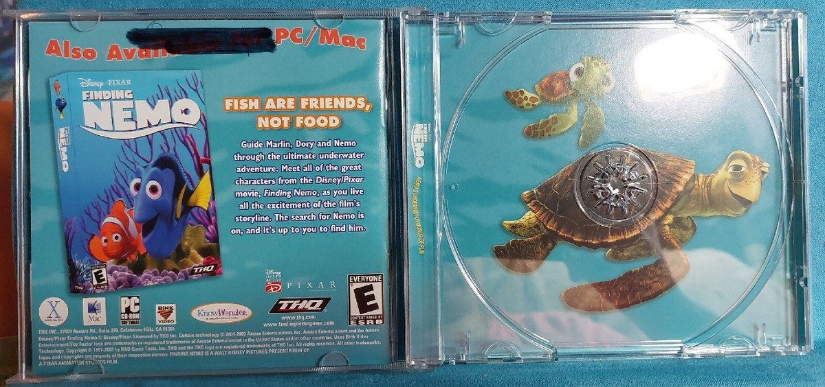 DISNEY PIXAR Finding Nemo: Nemo's Underwater World Of Fun PC CD