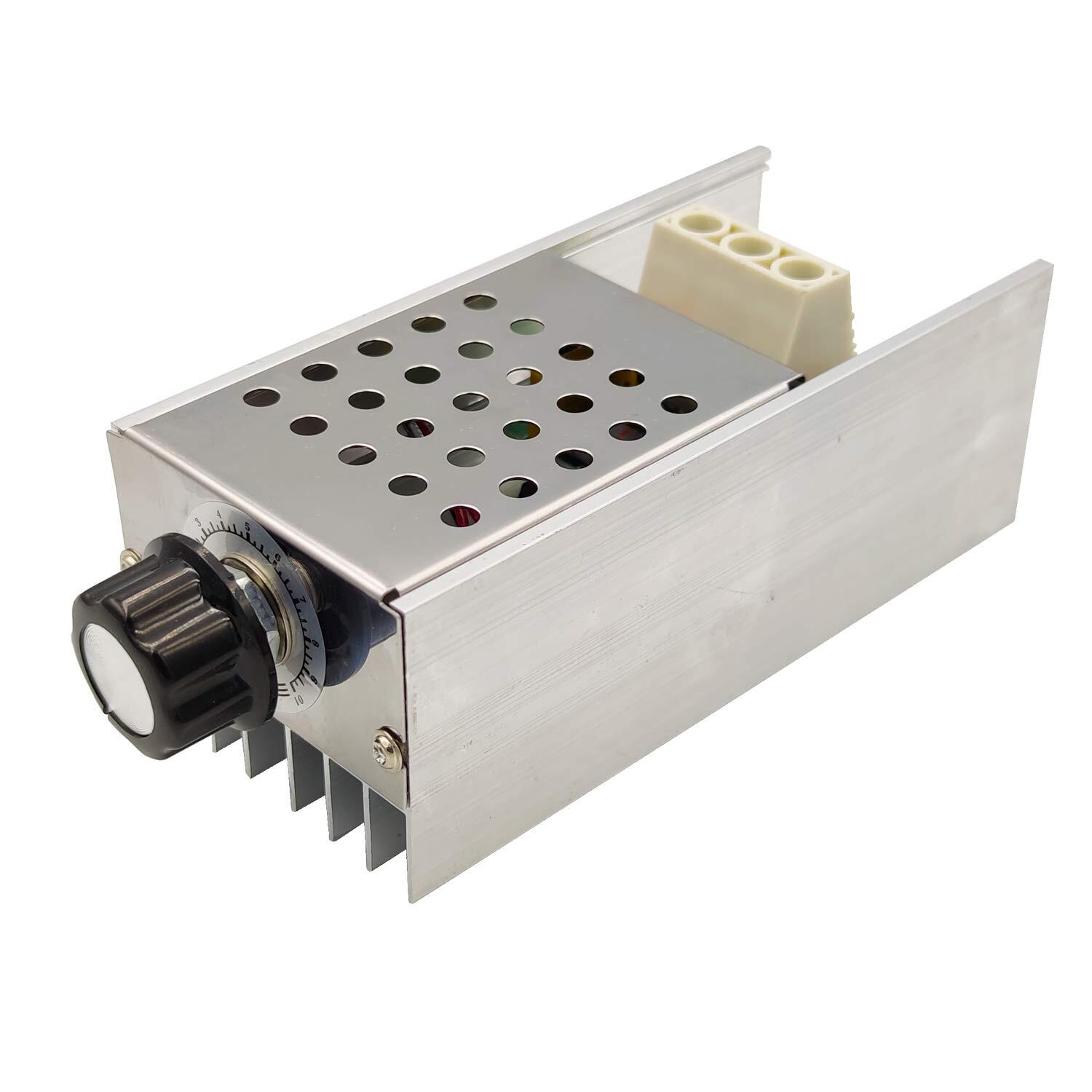 AC 110V 120V 220V 230V 10000W High Power SCR Motor Speed Controller Voltage R...