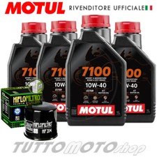 KIT TAGLIANDO HONDA CB1000 R 2010 CB 1000 R - 4 olio MOTUL 7100 10W40 + FILTRO