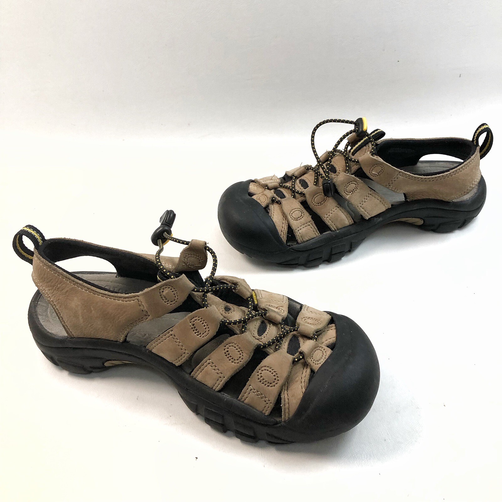 Sandali Keen uomo taglia 8 Newport impermeabili escursionismo sport pelle marrone