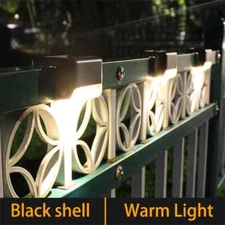 Solar LED Deck Lights Path Outdoor Garden Patio Pathway Stairs Step Fence Lamp