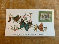 ZAMBIA 1982 CARD MNH BUTTERFLIES OF THE WORLD HIGHFLIER