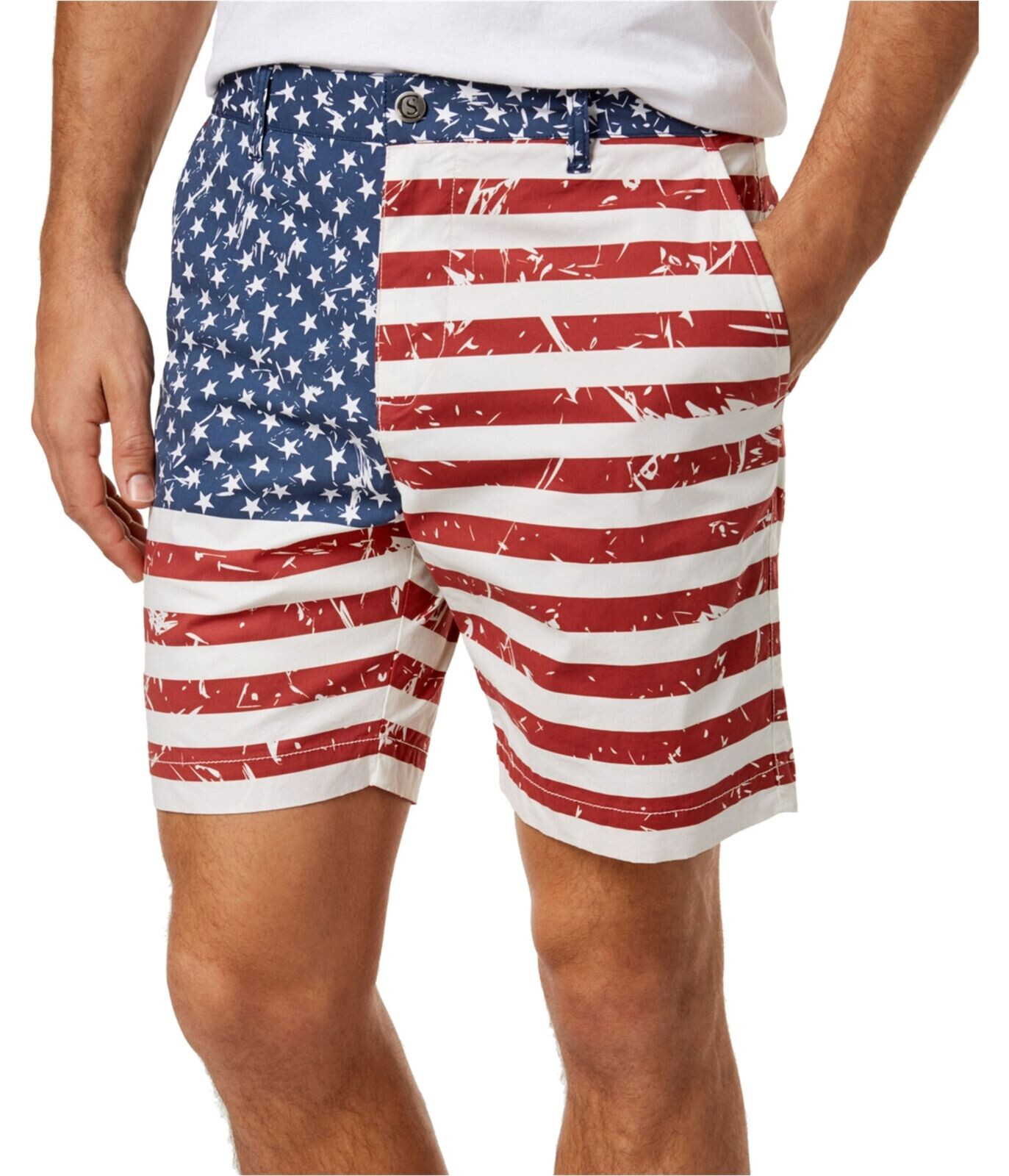 Повседневные мужские шорты-чино с флагом ConStruct 3-тонный узор Размер 30 4690₽