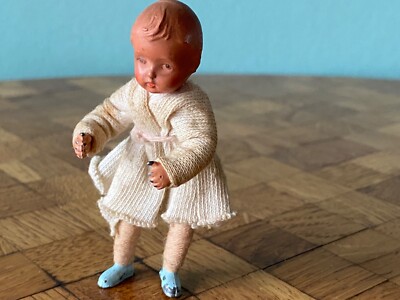 Großes Baby Caco Metallfüße  Puppenhaus Puppenstube 1:12 dollhouse doll