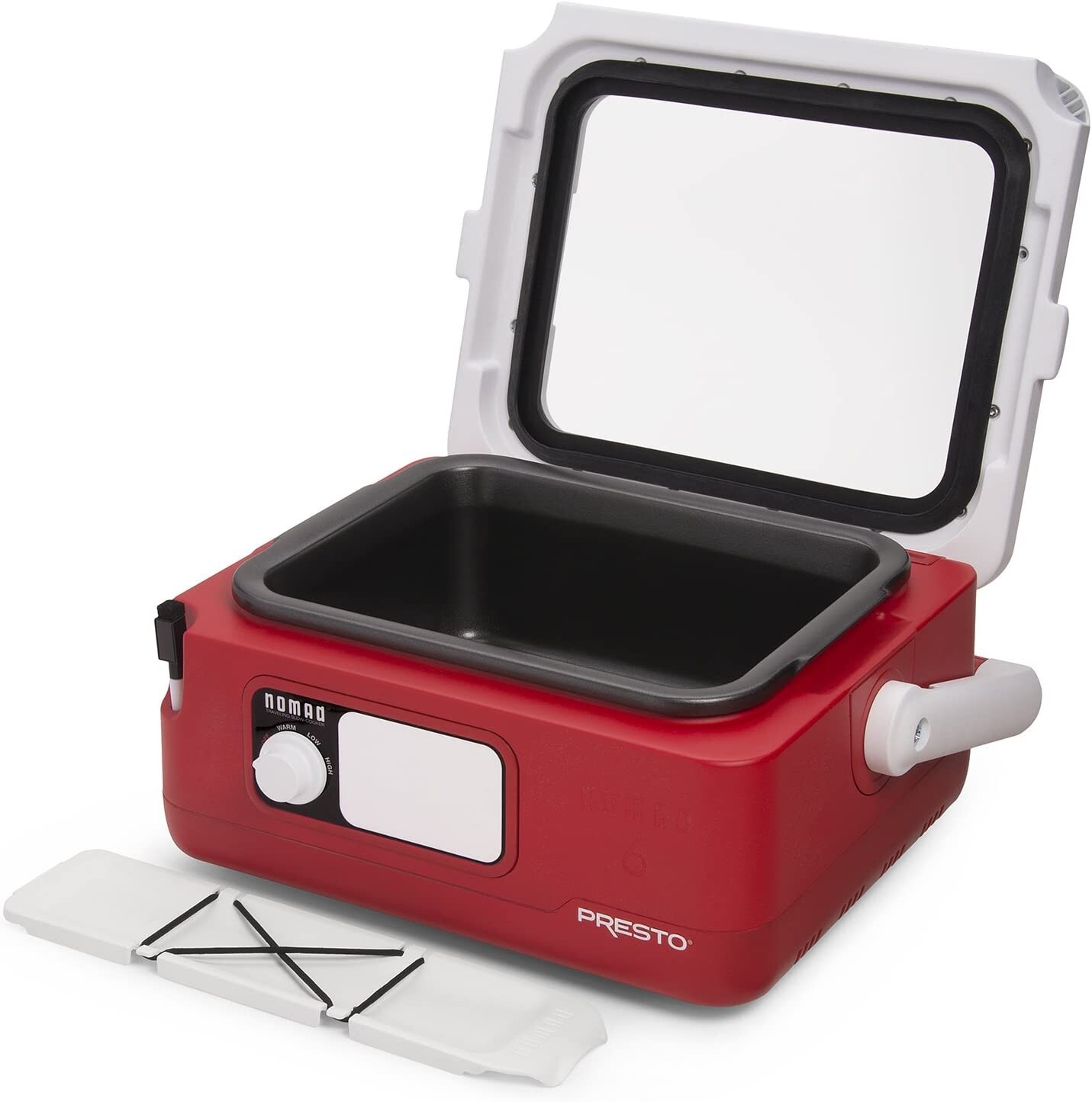 Traveling Slow Cooker Crockpot Keep Warm Potluck Transport Tailgating Picnic Red eBay