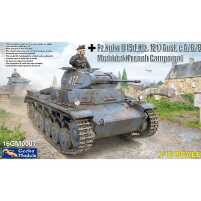 Gecko Models 16GM0007 1/16 Pz.kpfw II (Sd.Kfz. 121) Ausf. c A/B/C (Modified)