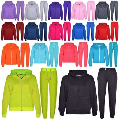 A2Z4KIDS Kinder Uni Trainingsanzug Hoodie mit Jogginghose Jogging Jogginghose Mädchen Jungen Alter 2-13