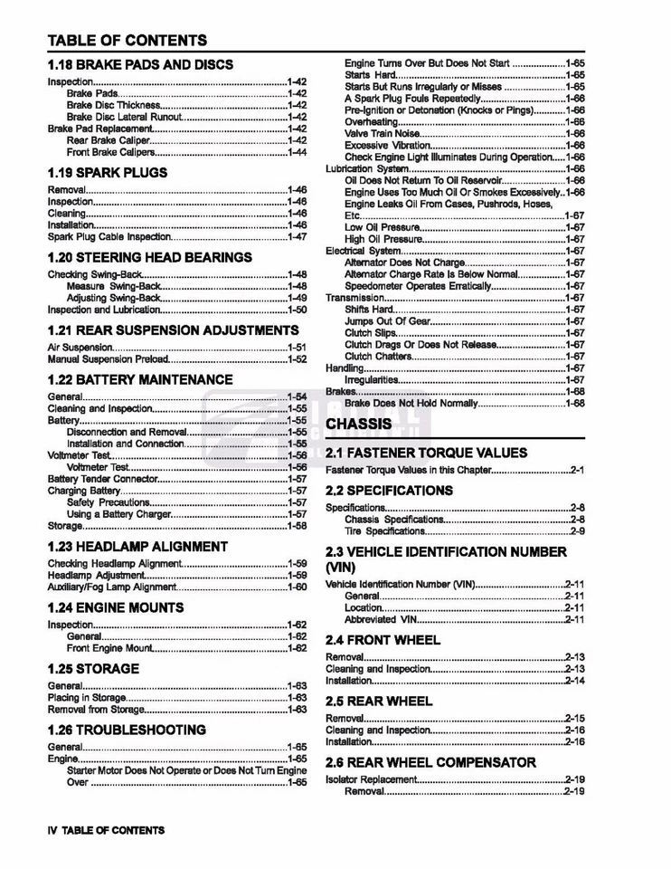Harley Davidson Electra Glide 2014 manual de reparación de servicio FLHTCU Ultra Classic Foto 3 de 4