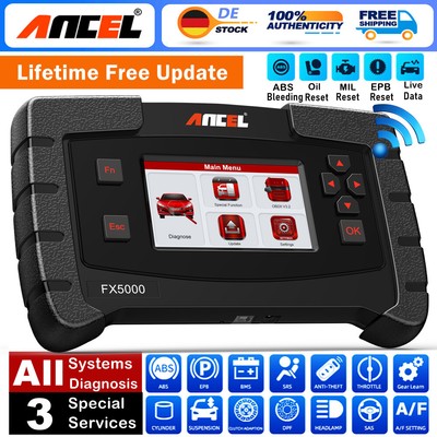 ANCEL FX5000 OBD2 Diagnosegerät Alle System Auto Scanner Fehlerauslesegerät EPB