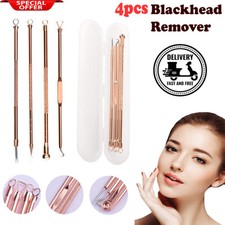 4X BLACKHEAD & WHITEHEAD ACNE POPPER SPOT PIMPLE COMEDONE REMOVER SMALL TOOL