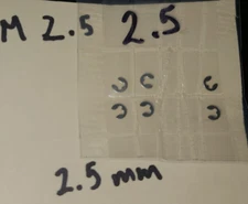 M2.5 2.5mm Stainless Steel E Clips C Circlip Retaining Ring E-Clips (6 Pack)