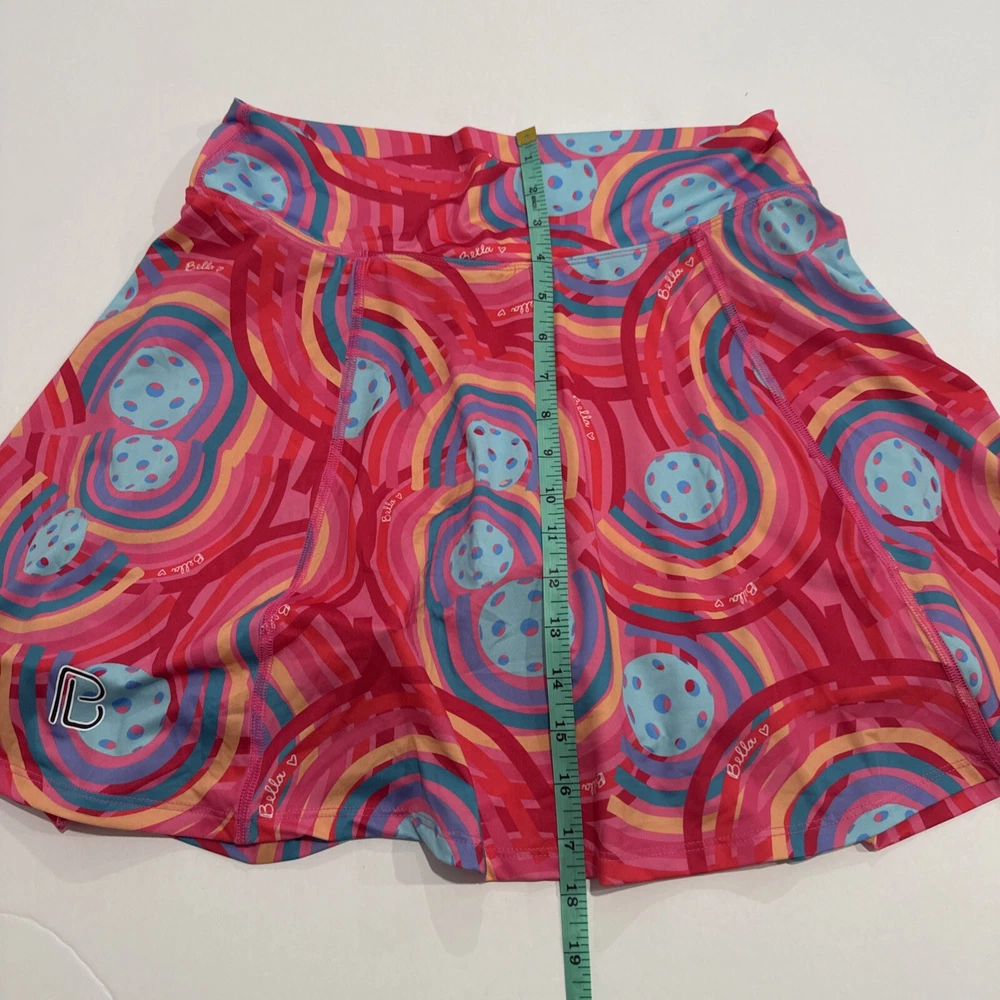 Pickleball Bella Large Skort Pink Pickle Ball
