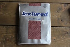 Vintage NWT Textured Burgundy Sandal Foot Pantyhose 5'3"-5'6"