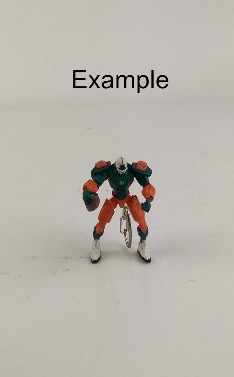 New Fox Cleatus Fox Robot Action Figure Key Chain Fob Chicago Bears