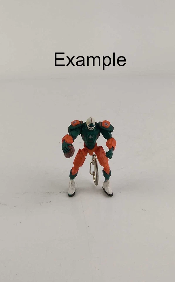 New Fox Cleatus Fox Robot Action Figure Key Chain Fob Houston Texans - Image 4 of 4