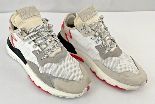 Size 13 - Adidas Nite Jogger "White Shock Red"