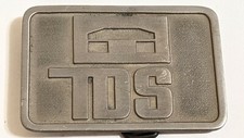 VINTAGE TDS BELT BUCKLE
