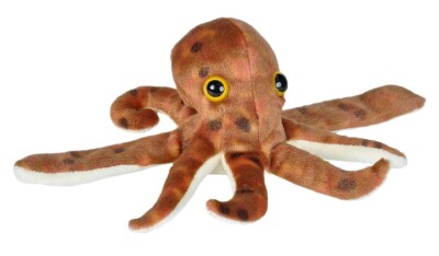 Wild Republic 21422 Krake Octopus 20 cm Wassertiere Kuscheltier Plüschtier 