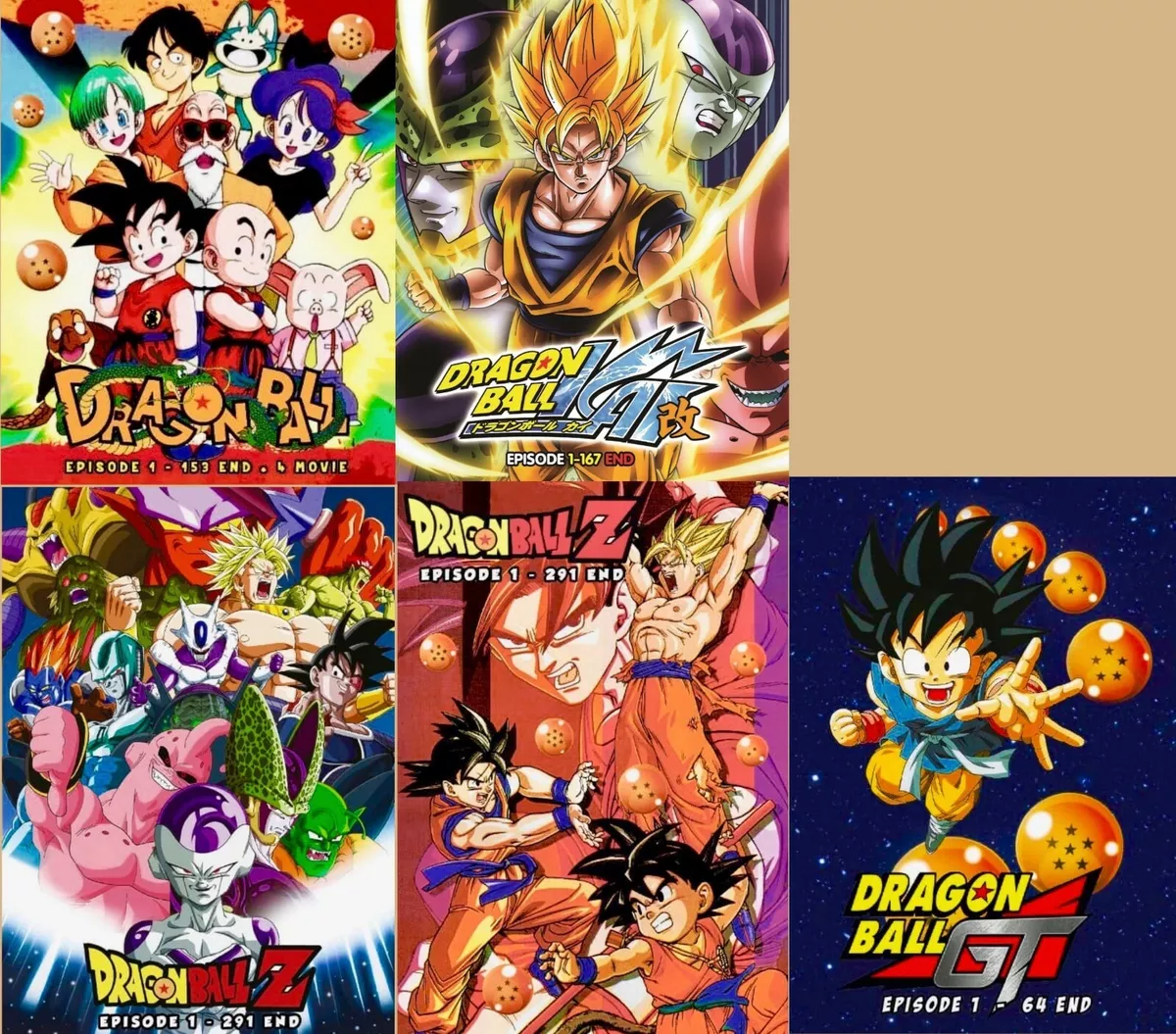 Dragon Ball Z [Collection] Series and Sagas // + Dragon Ball, Kai & GT :  r/PlexPosters