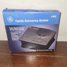 GE Digital Answering Machine System 2-9876 Working Tested See Pictures