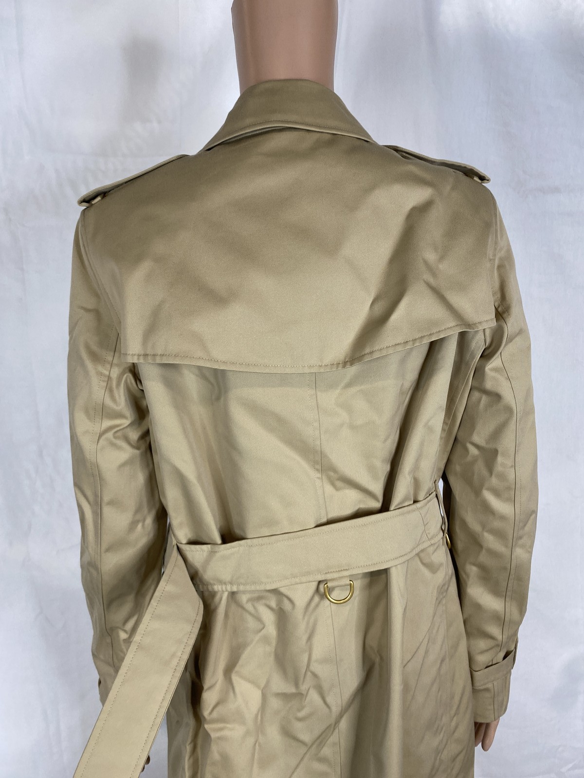 Burberry Womens Long Kensington Heritage Trench Coat Size 6 Beige thumbnail 14