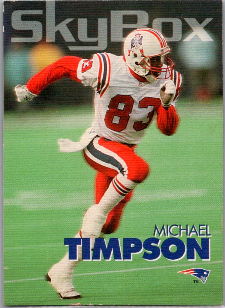 1993 SkyBox Impact Michael Timpson #201 New England Patriots