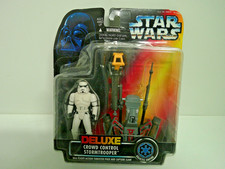 Kenner 1996 Star Wars Power o The Force Deluxe Crowd Control Stormtrooper SEALED
