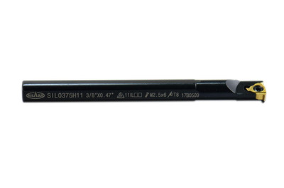3/8'' X 4'' Left Hand Internal Indexable Threading Boring Bar with 11ER Carbide In
