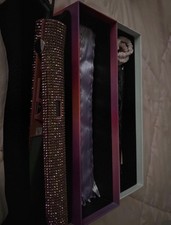 pink bedazzled straightner new never has  bee...