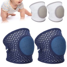 Baby Crawling Pads Soft Cotton Elastic Unisex Prevent Slip Infant KneeProtection