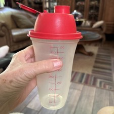 Tupperware 3,Piece Quick Shake Drink Gravy Dressing Baby Formula Mixer 16oz 844