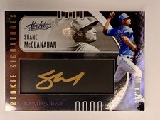 Shane McClanahan Rookie Auto Patch /10 2021 Panini Absolute Rookie Signatures Go
