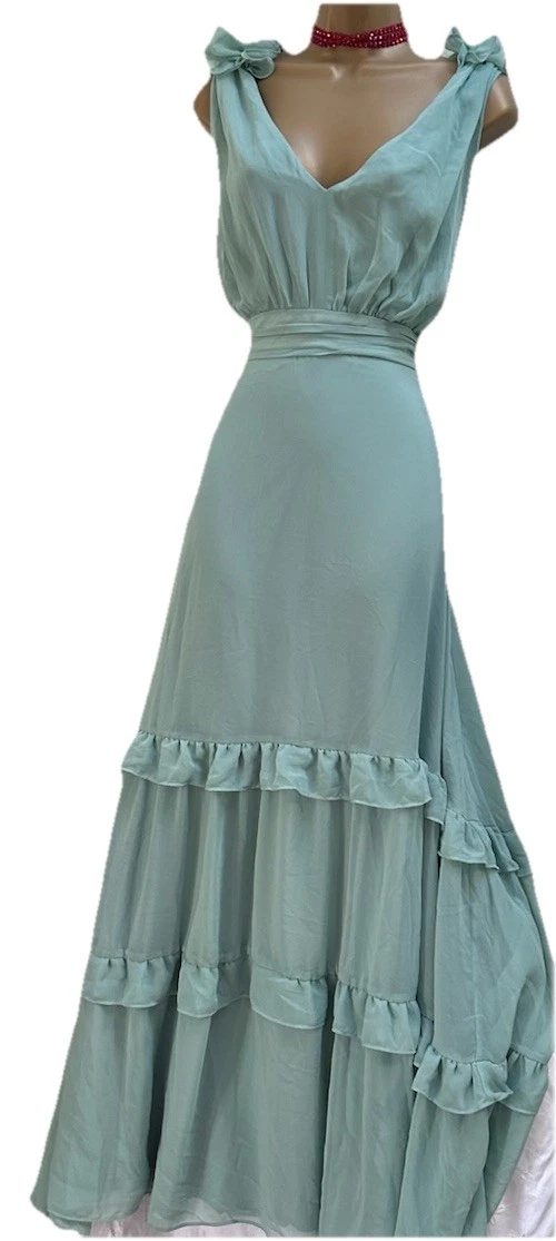 princess polly baby blue dress Trendy Sage Green Bridesmaid Dresses from £39.99 main image 1